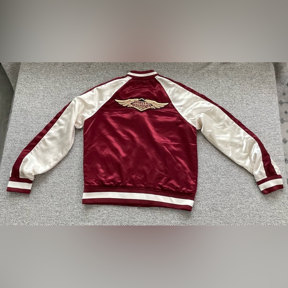 120th Anniversary Harley-Davidson 1903-2023 Women’s Red and White Jacket- NWT - Picture 10 of 16